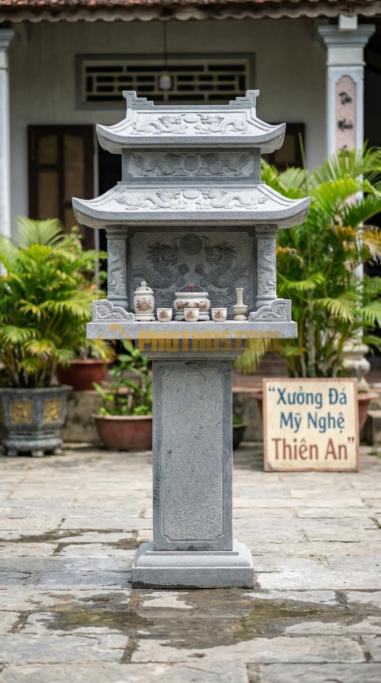 Bàn Thờ 2 Mái Song Long