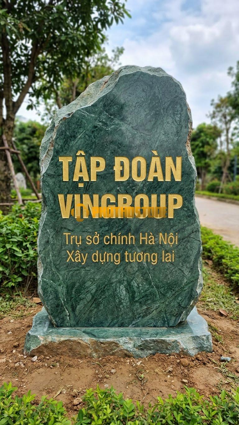 Bảng Hiệu Đá Xanh Cốm