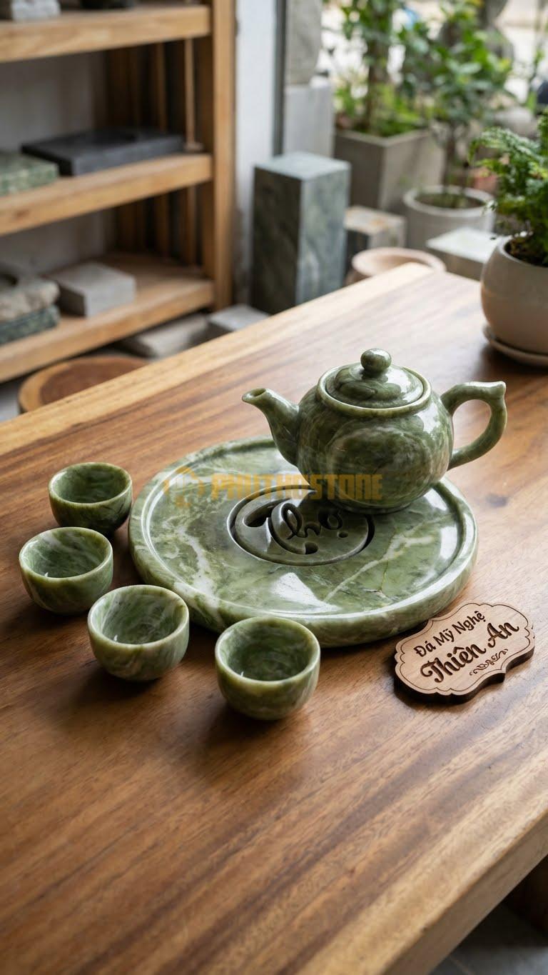 Bộ Ấm Chén Khay Tròn