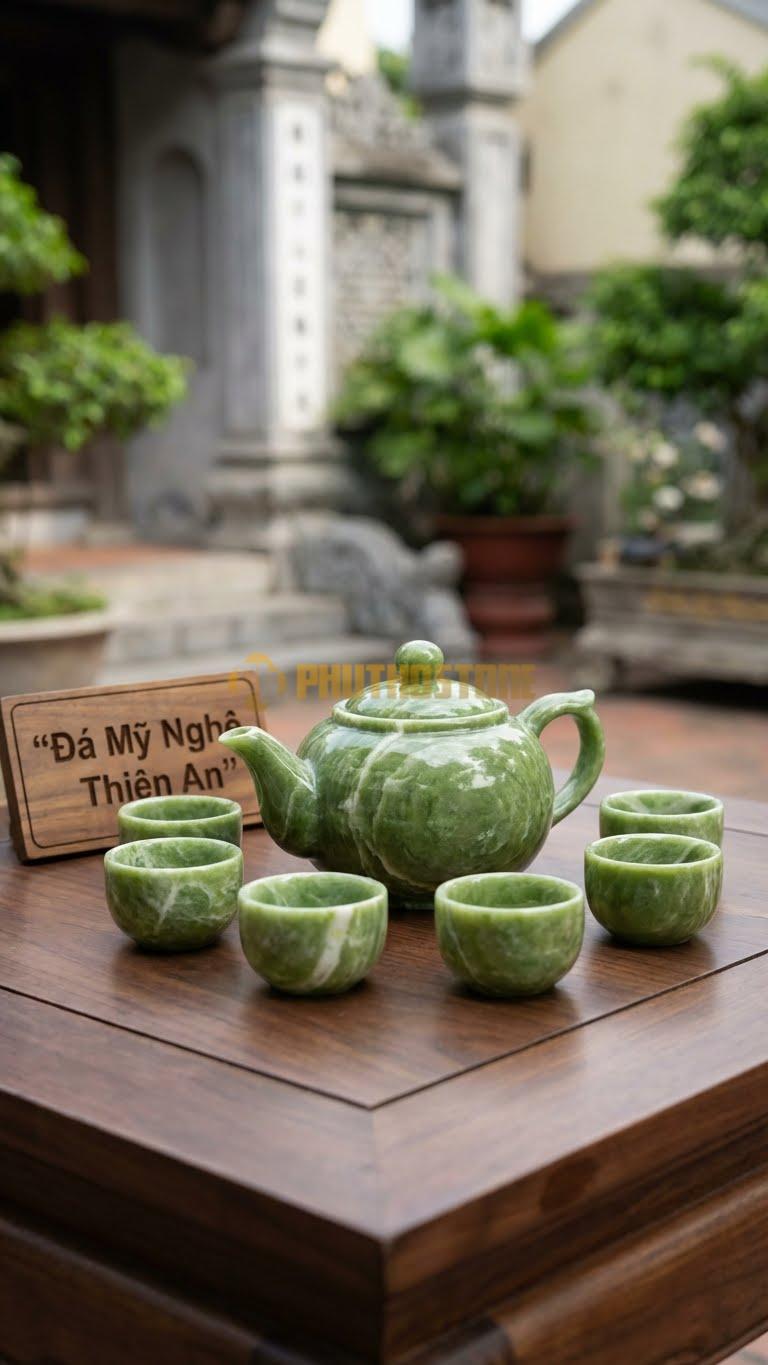 Bộ Ấm Chén Kèm Lọ Chè