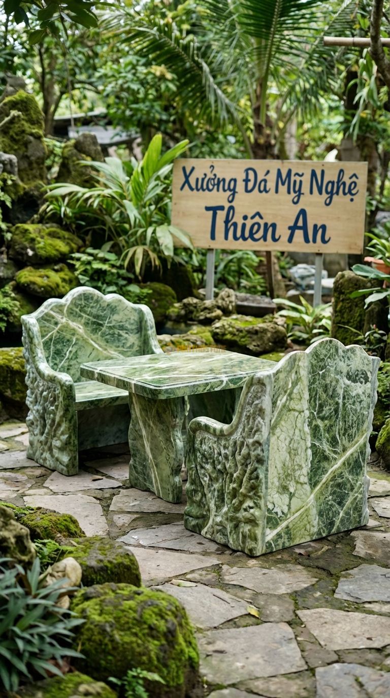 Bộ Bàn Ghế đá Ghế Chúa Đảo ( đá San Hô), Chất Liệu đá Xanh Ấn, Kiểu Dáng bề Mặt đá Có Kết Cấu Như San Hô Hoặc đá Hang Động, Dáng Ghế Ngai Tự Nhiên. Ghế: 90 x 80 x 100 Cm. Ghế: 90 x 80 x 100 Cm.