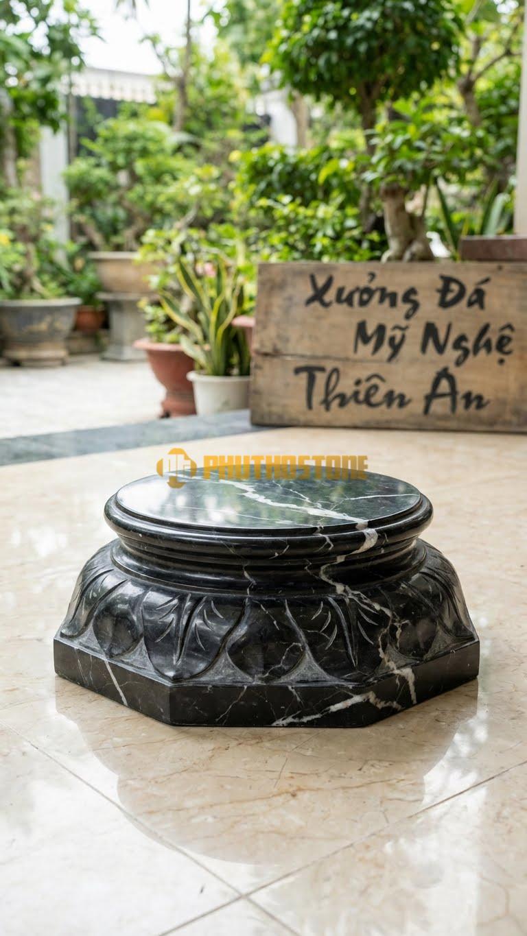 Chân Tảng Bệt Lá Sòi (Kiểu Cổ)