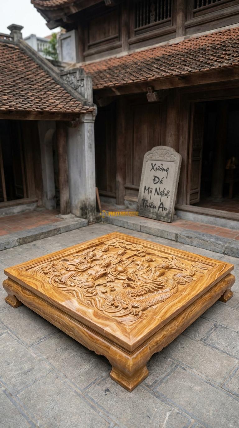 Chiếu Rồng Nhà Thờ Họ & Đình Chùa