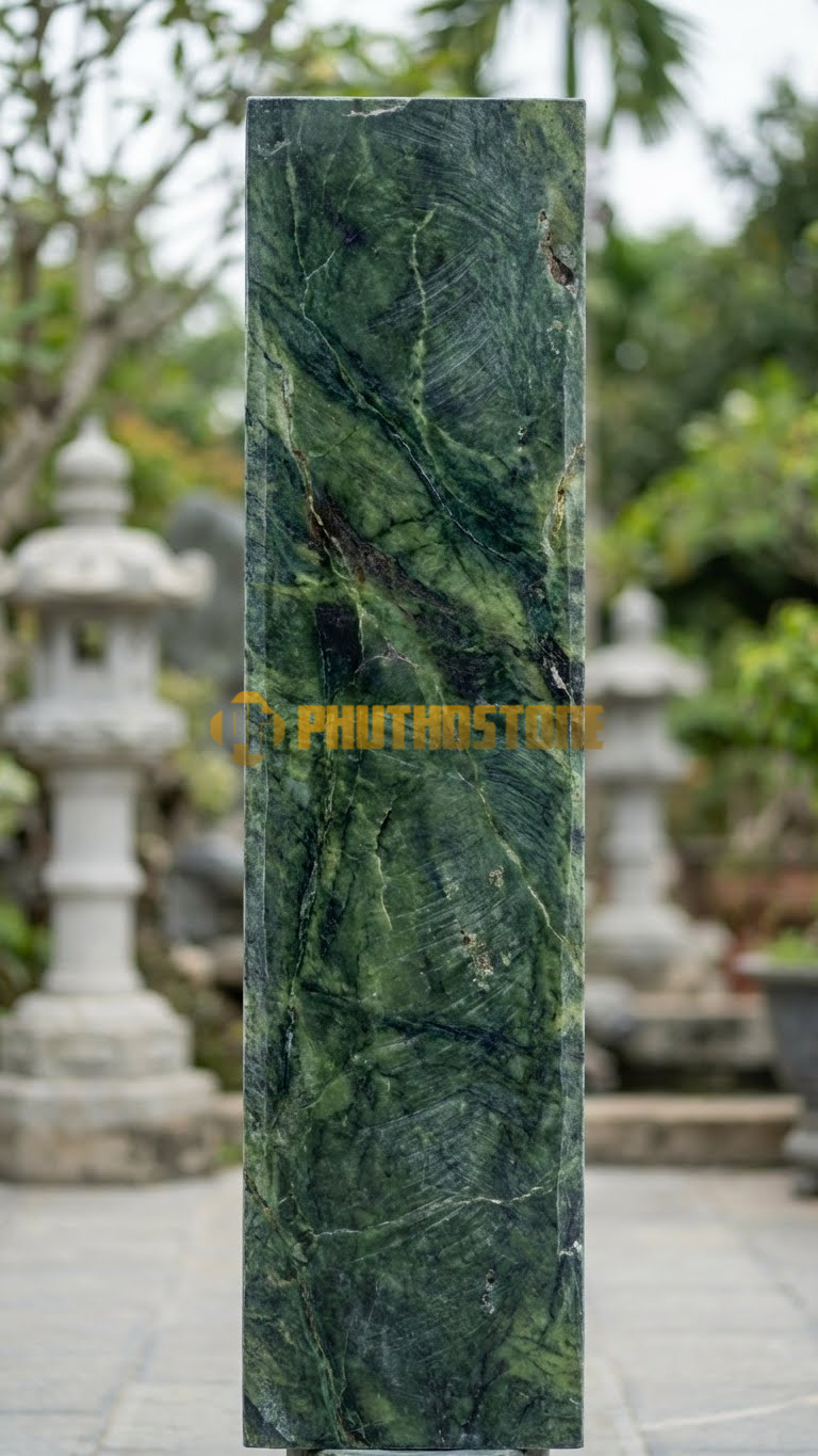 Cột Đá Serpentine, ốp cột bê tông, dạng tấm ốp,