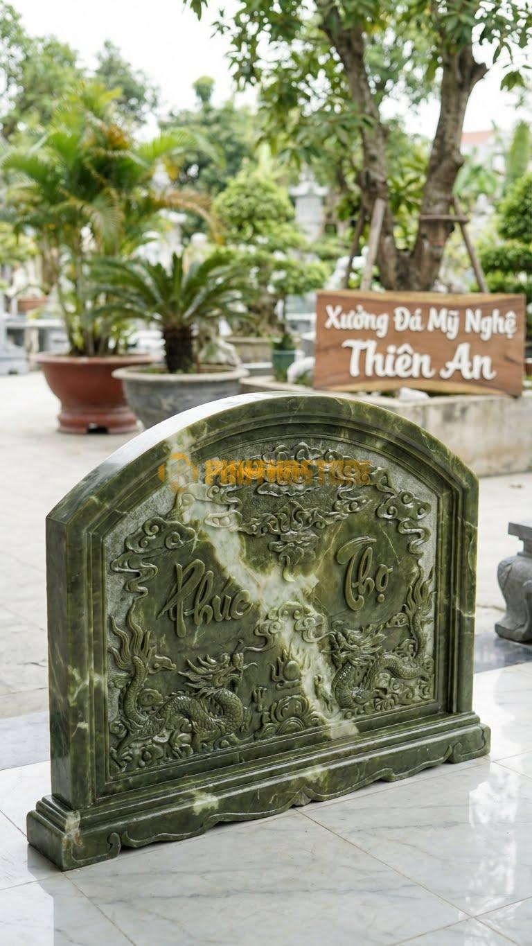 Cuốn Thư Đá Serpentine Tam Quan Vòm Cung L237: Dáng Cong Vòm Như Cầu Vồng. (L237 x H176 Cm).