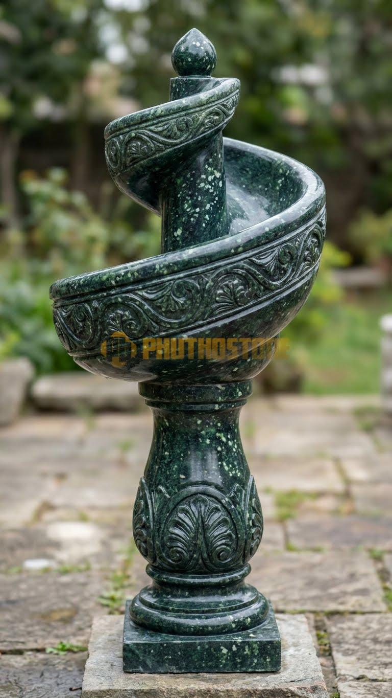 Đài Phun Nước Đá Xanh Ấn Độ