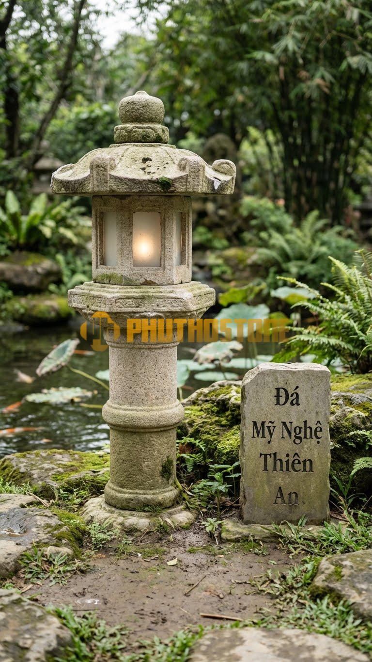 Đèn Đá Trụ Sân Vườn (Tachi-Gata)