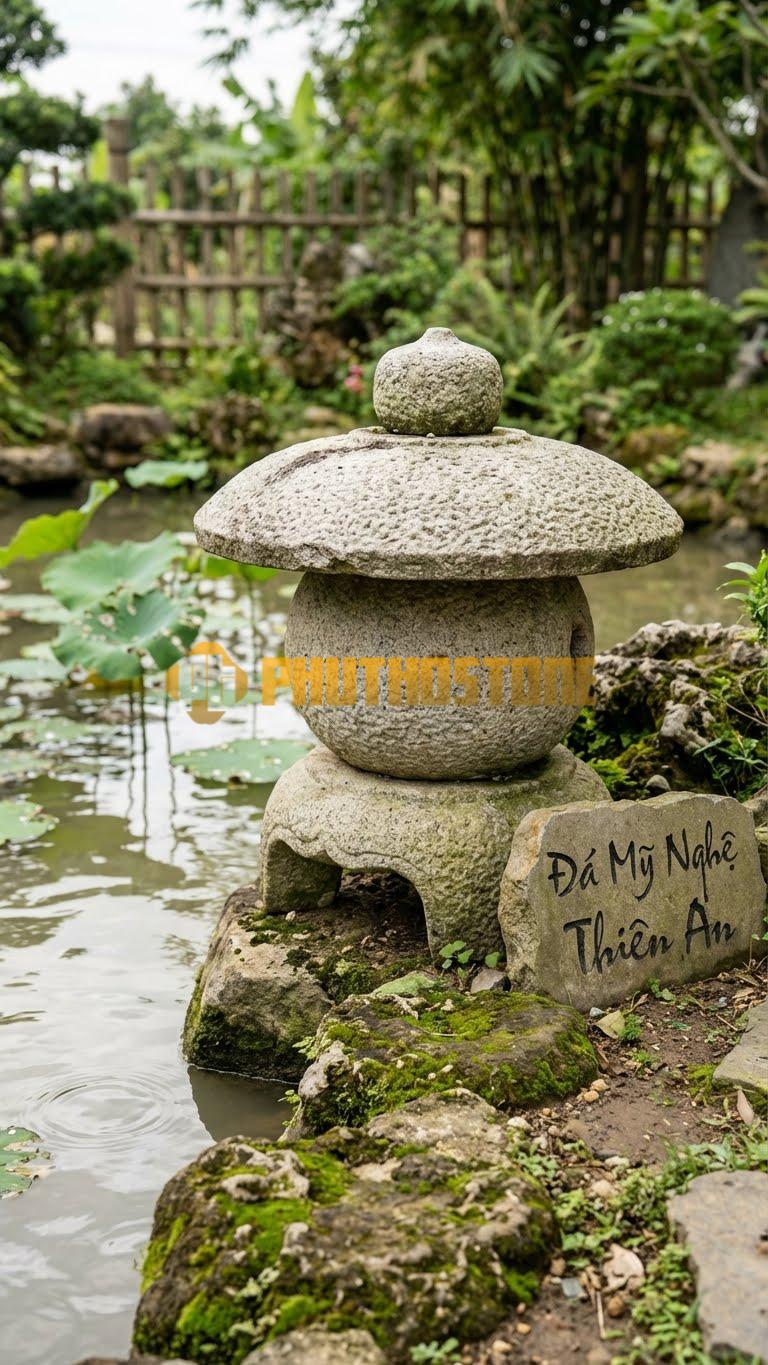 Đèn Đá Serpentine Quả Cầumàu Đen Tuyền Hoặc Trắng Vân Mây, Mịn Màng Như Ngọc D25Cm