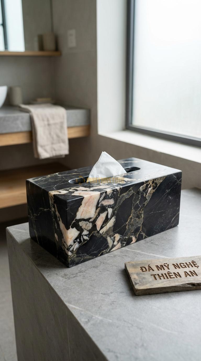 Giá Đá Da Báo Giấy Trụ Đôi (Dự Phòng) Chứa Được 2 Cuộn Giấy Cùng Lúc 30cm x 15cm x 12cm
