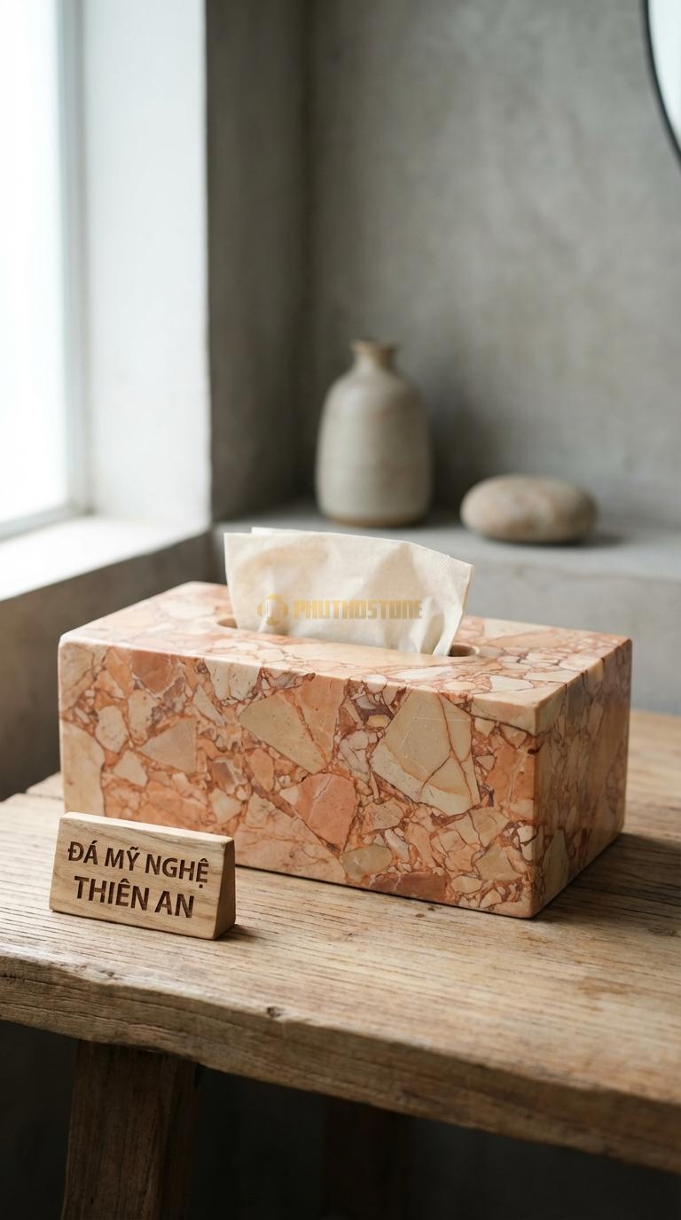 Giá Đá Hồng Giấy Trụ Đôi (Dự Phòng) Chứa Được 2 Cuộn Giấy Cùng Lúc 30cm x 15cm x 12cm