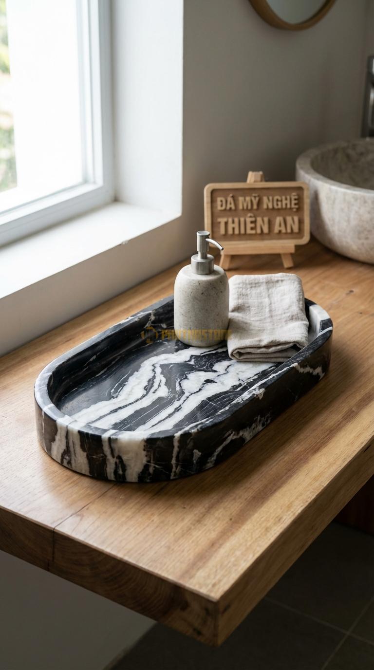 Khay Đá Tuyết Sơn Oval Cách Điệu Đường Cong Mềm Mại, Bo Tròn Hoàn Hảo 25cm x 12cm x 2.5cm