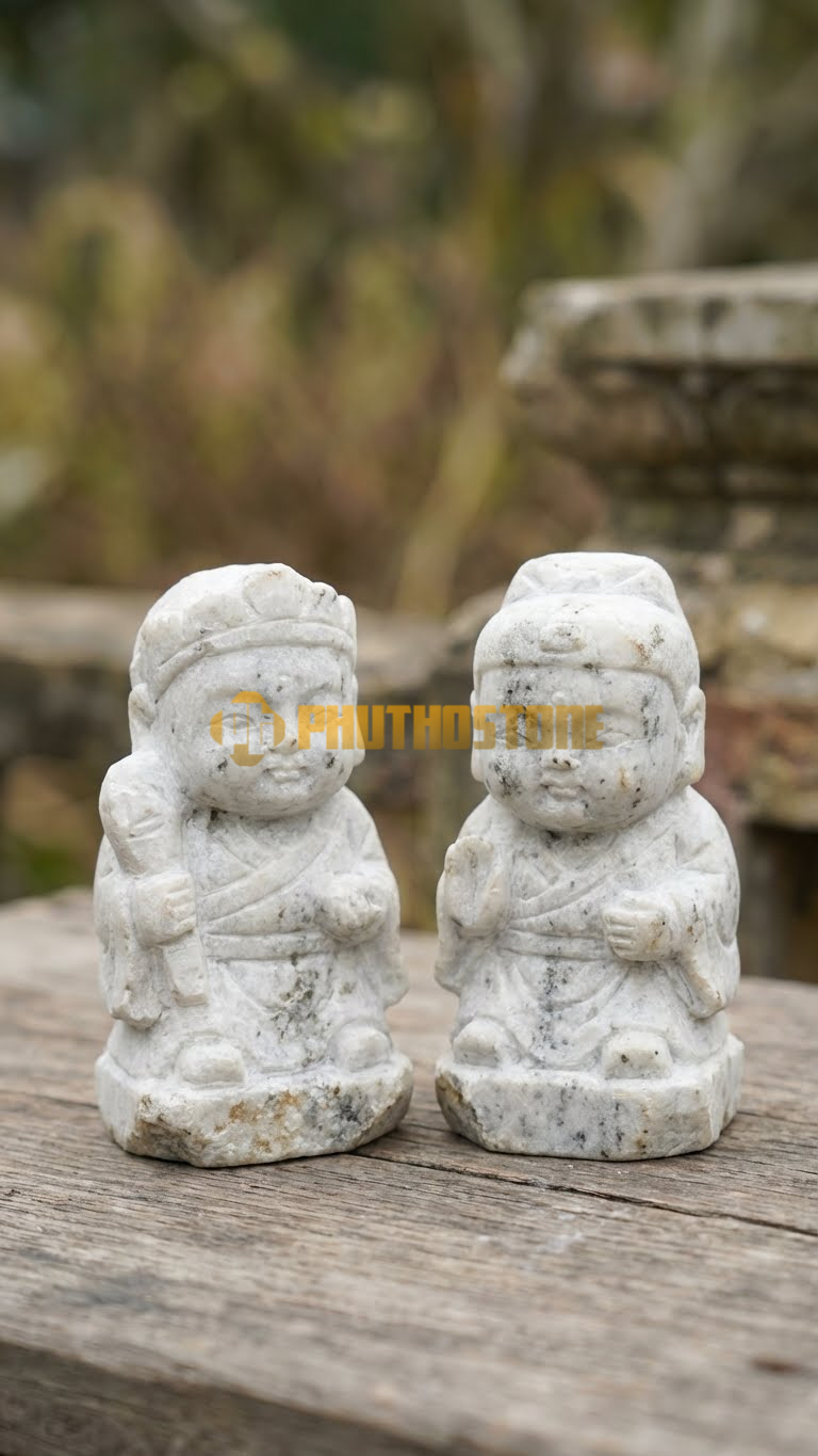 Set Hộ Pháp Chibi Mini Đá Trắng Muối Nghệ An