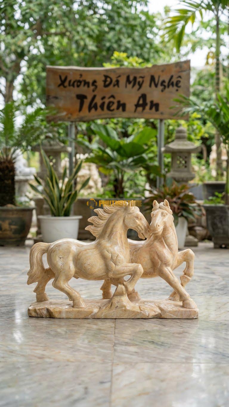 Tượng Ngựa Bằng Đá