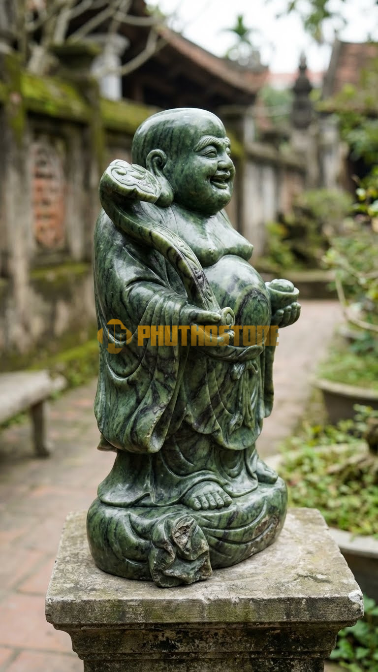 Di Lặc Cầm Gậy Như Ý