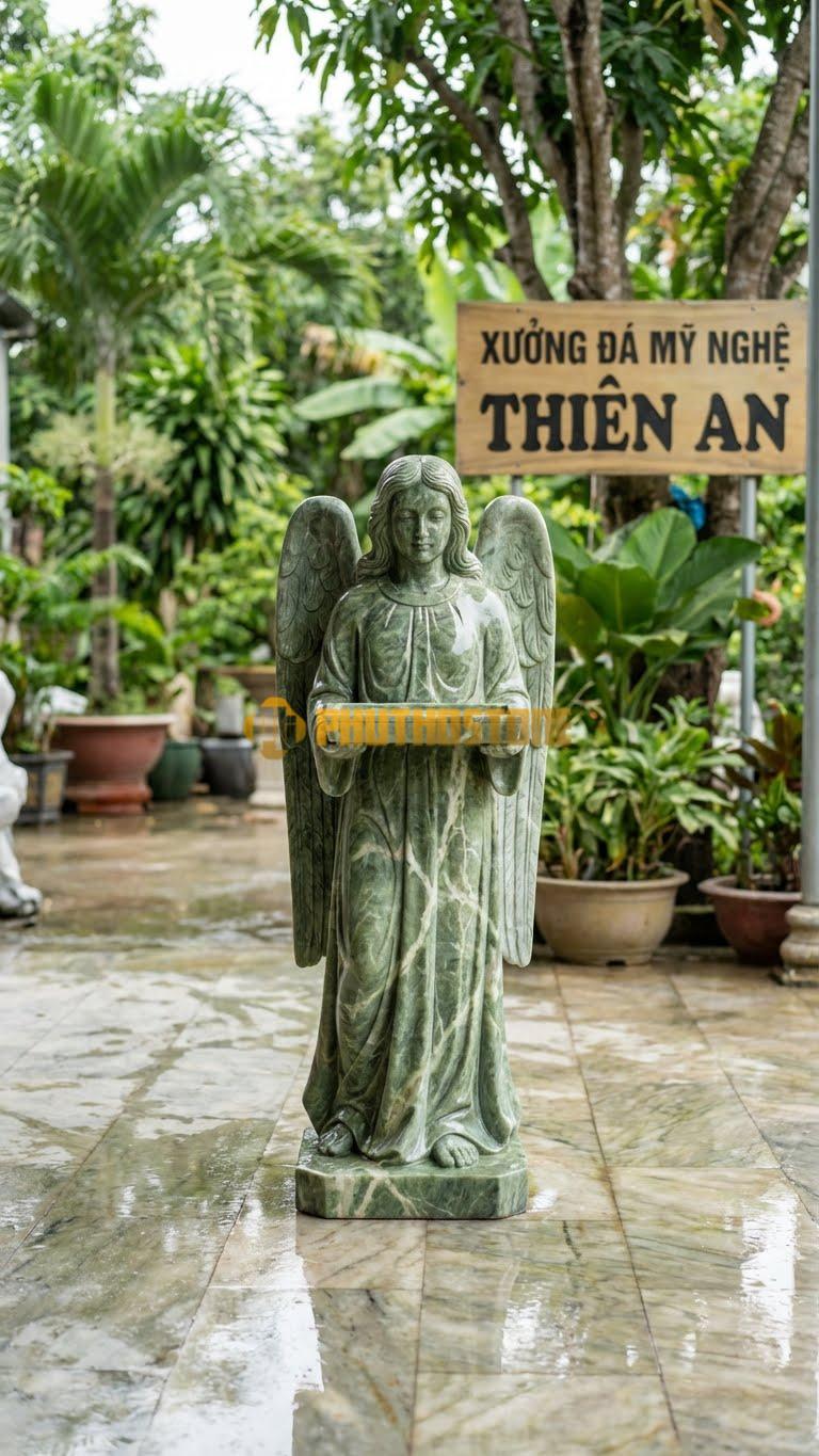 Tượng Đá Thiên Thần Dâng Nước Thánh