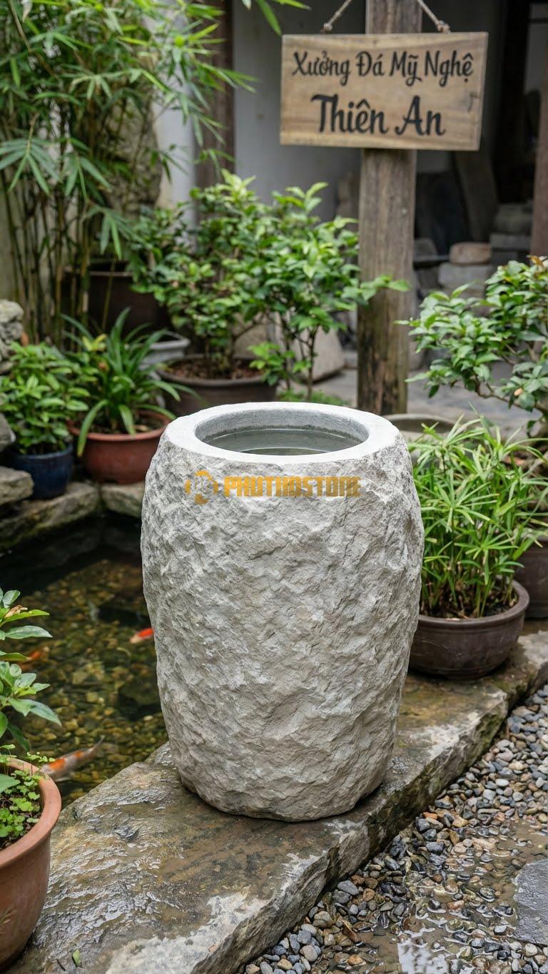Vại "Đá Tảng Tự Nhiên"