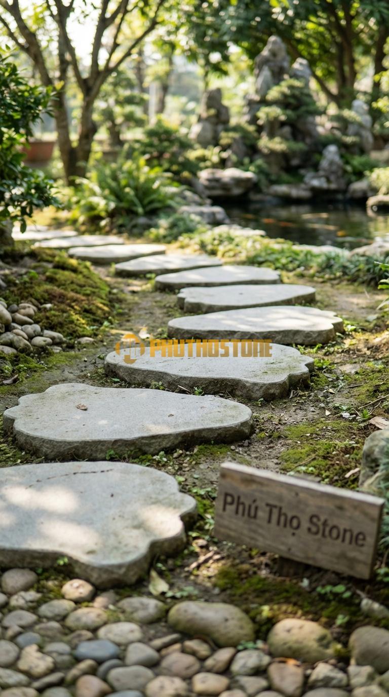 Đá Dặm Bước Sân Vườn