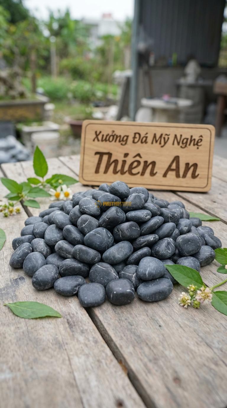 Sỏi đen quay xuất khẩu 3-5mm