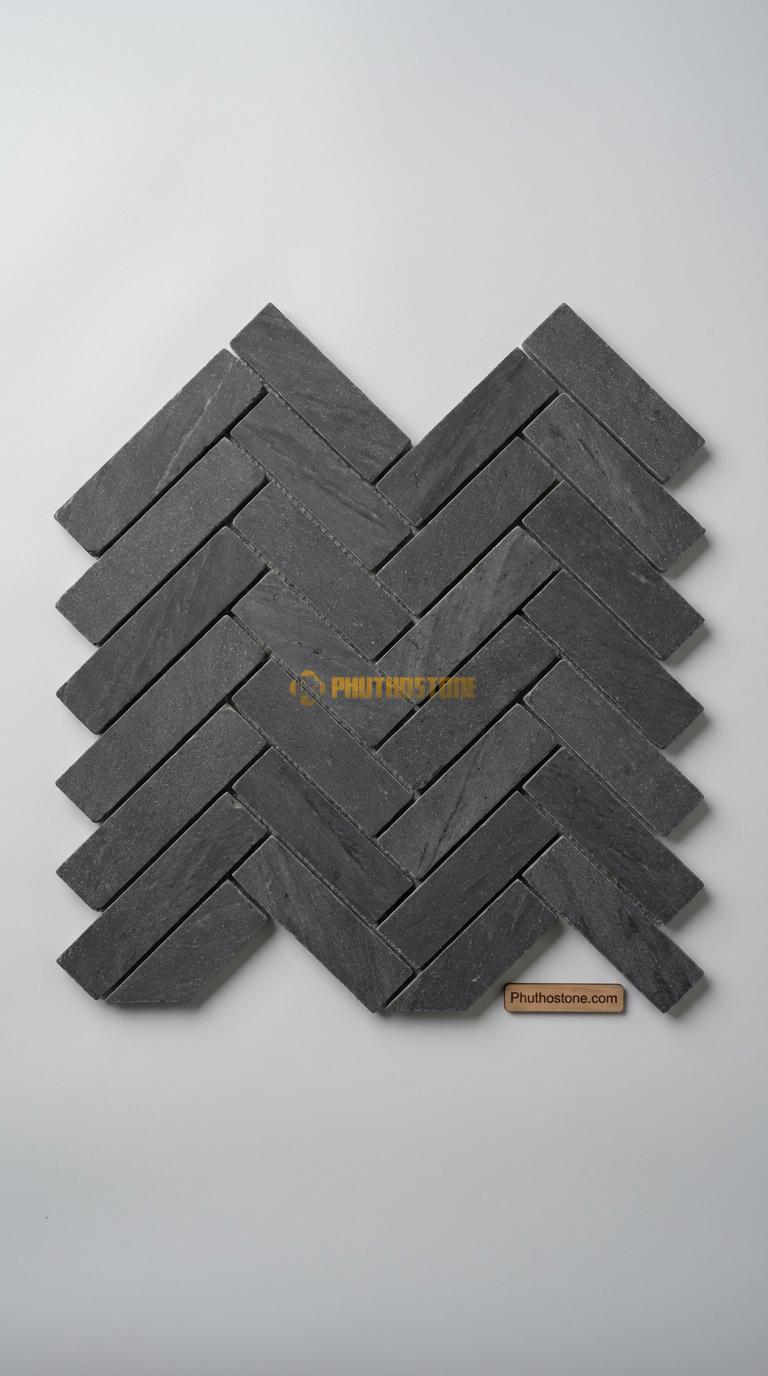 Đá Chẻ Đá Bazan 10×20 Lát Sân Vườn