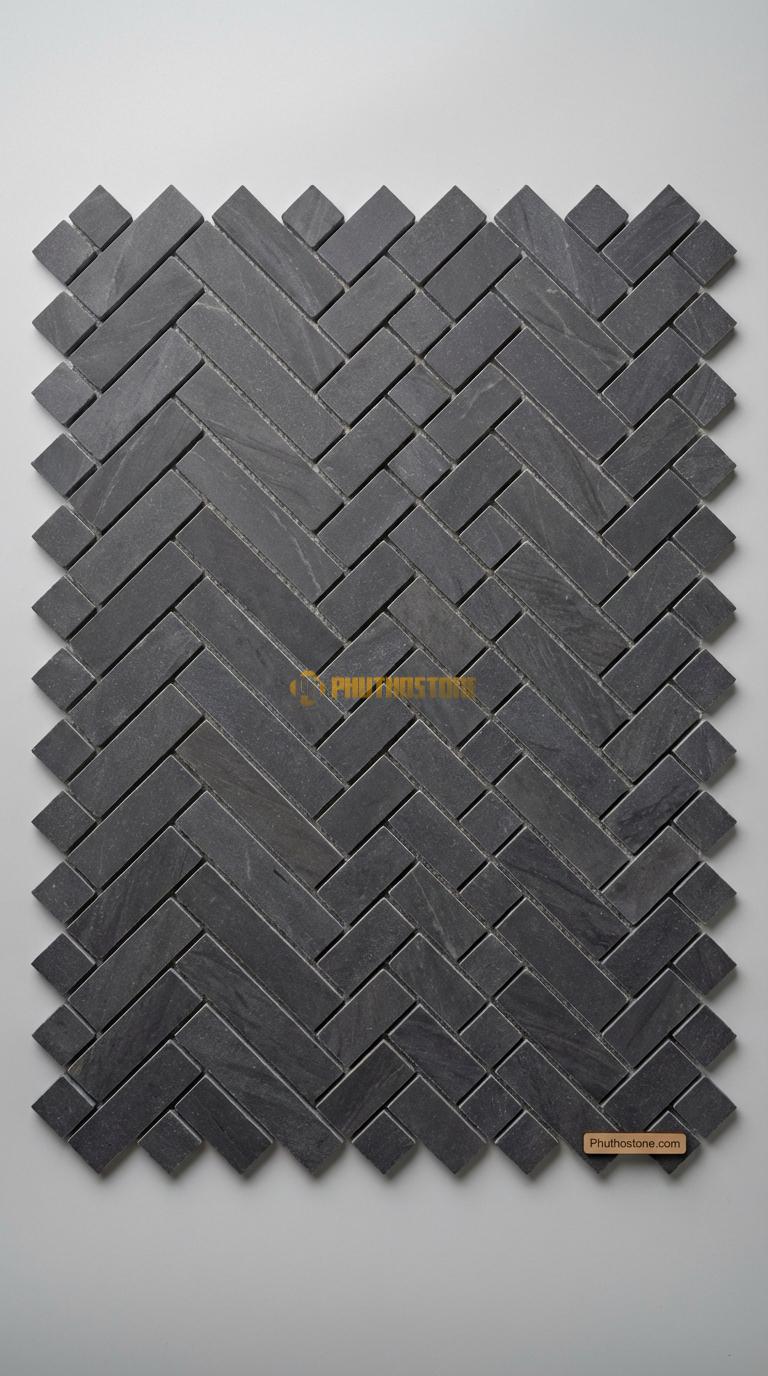 Đá Chẻ Đá Bazan 15X20 Lát Sân Sau Nhà