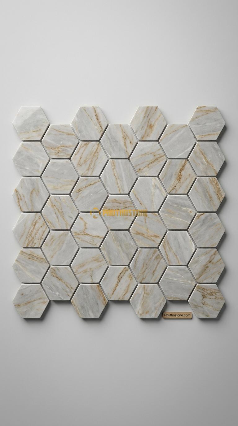 Đá Chẻ Đá Vàng Kim Tuyến 15X20 Lát Sân Sau Nhà