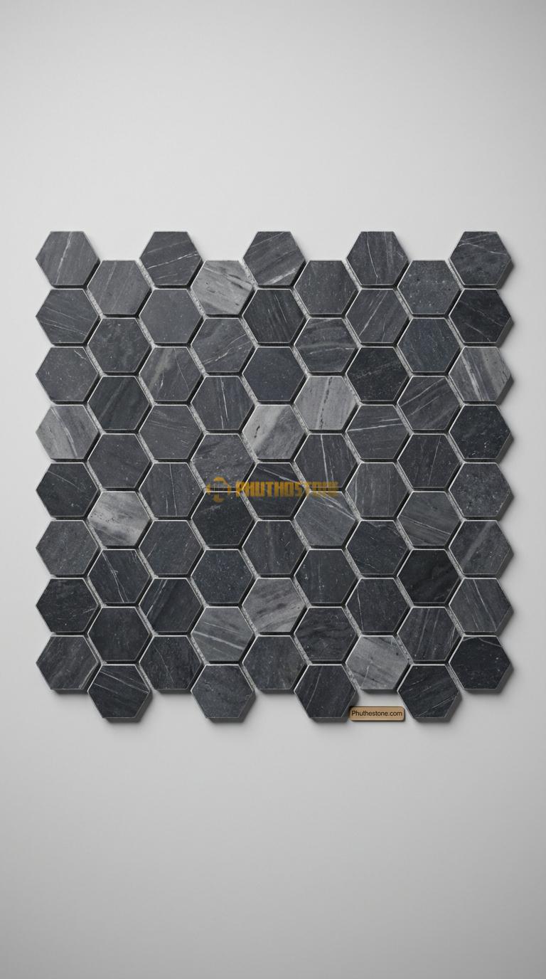 Đá Chẻ Đá Xanh Đen 20×30 Lát Sân Biệt Thự