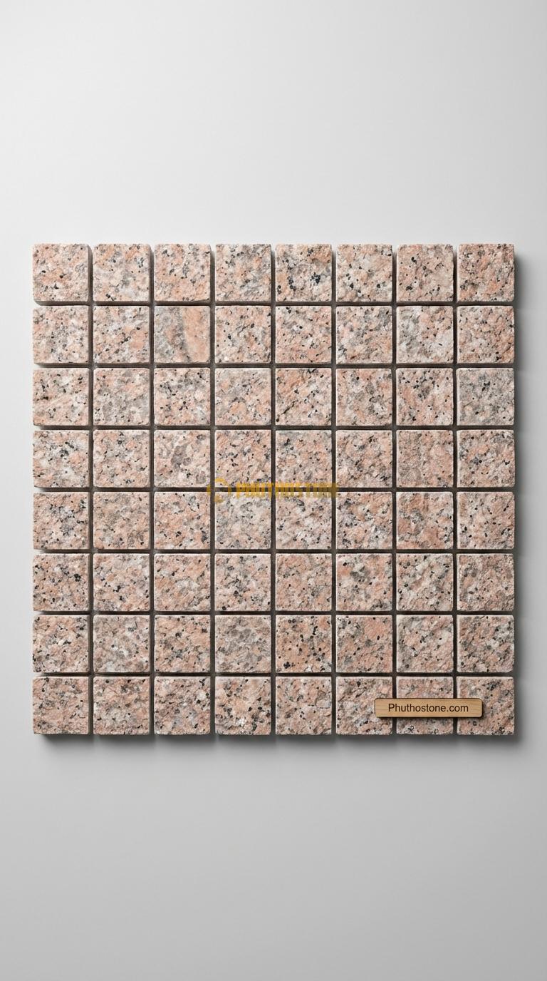 Đá Chẻ Granite Hồng 30×60 Lát Sân Resort