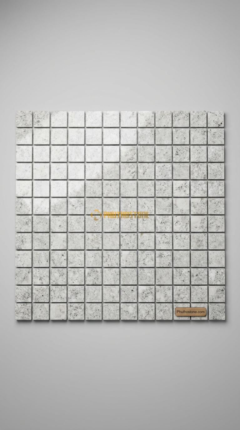 Đá Chẻ Granite Trắng Muối Tiêu 15X20 Lát Lối Đi Sân Vườn