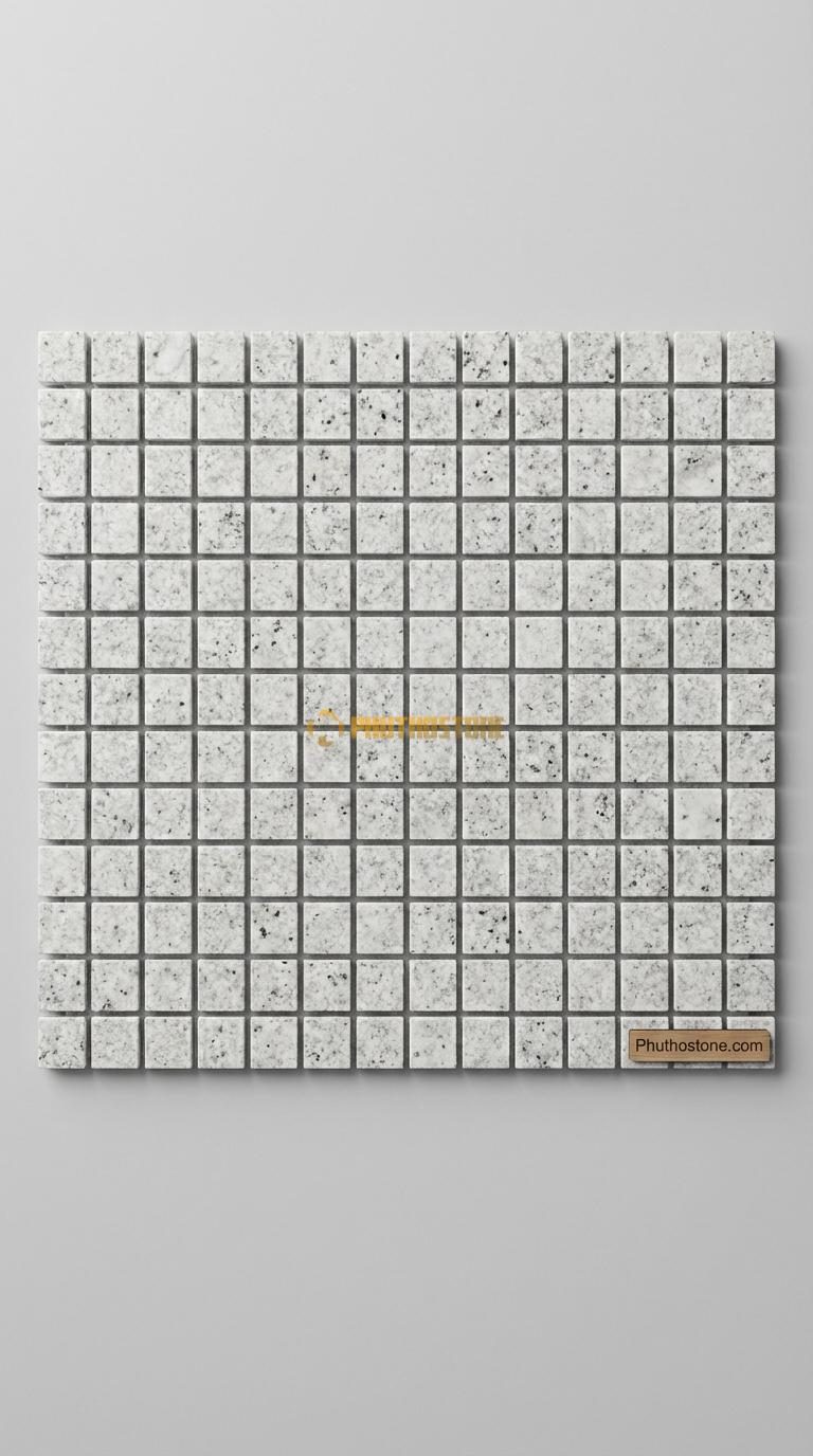 Đá Chẻ Granite Trắng Muối Tiêu 30×60 Lát Sân Resort