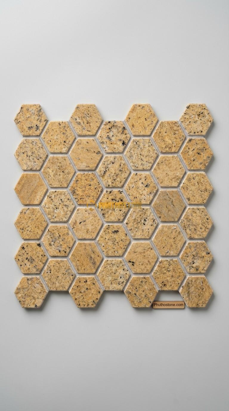 Đá Chẻ Granite Vàng 15X20 Lát Lối Đi Sân Vườn