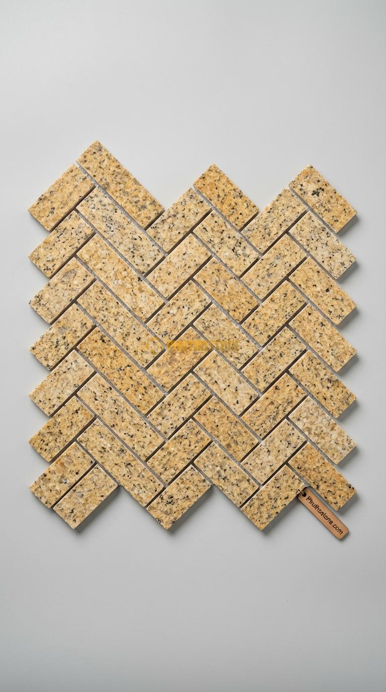 Đá Chẻ Granite Vàng 30×60 Lát Sân Resort