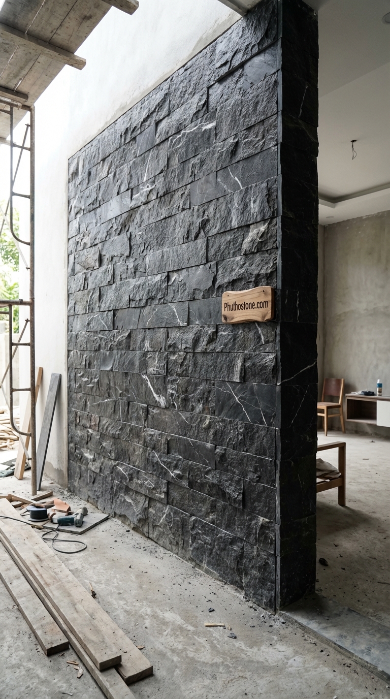 Đá Tuyết Sơn Mài Cát 3cm Lát Sân Nhà 400x400cm