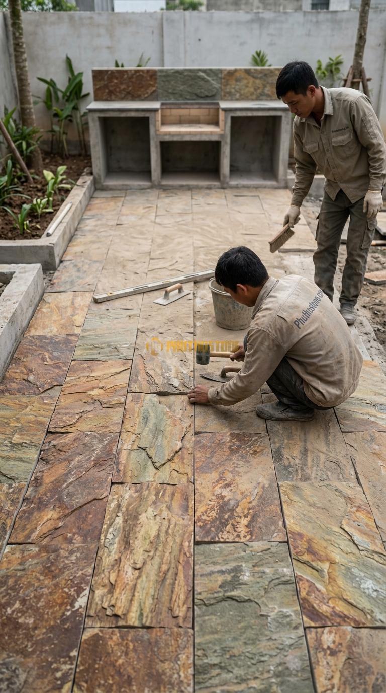 Đá Mosaic Đá Đa Sắc Vỉ 30×30 Lát Spa – Phòng Xông Hơi