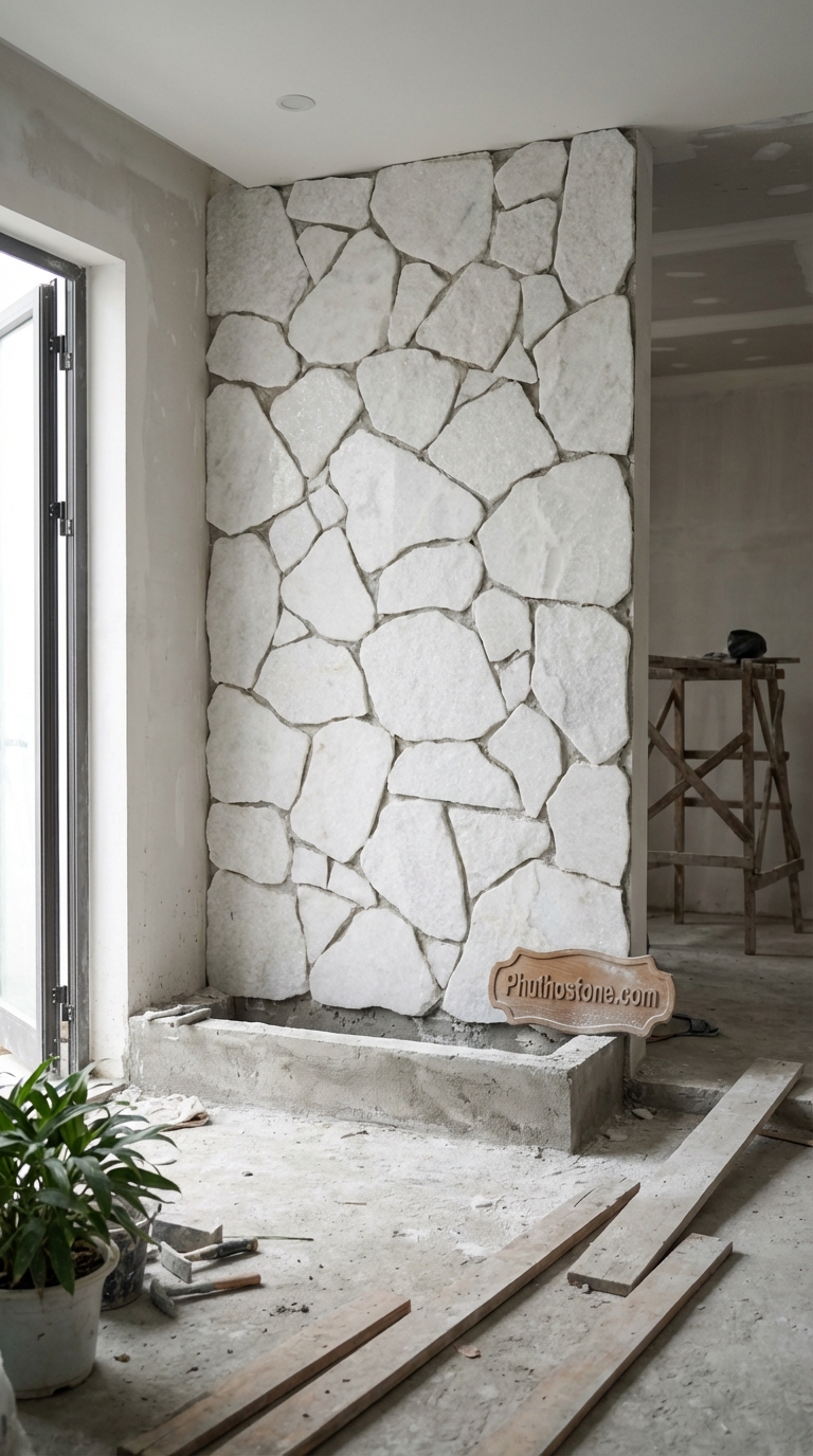 Đá Xanh Đen Chẻ Tay 2cm Lát Sân Vườn 300x300cm