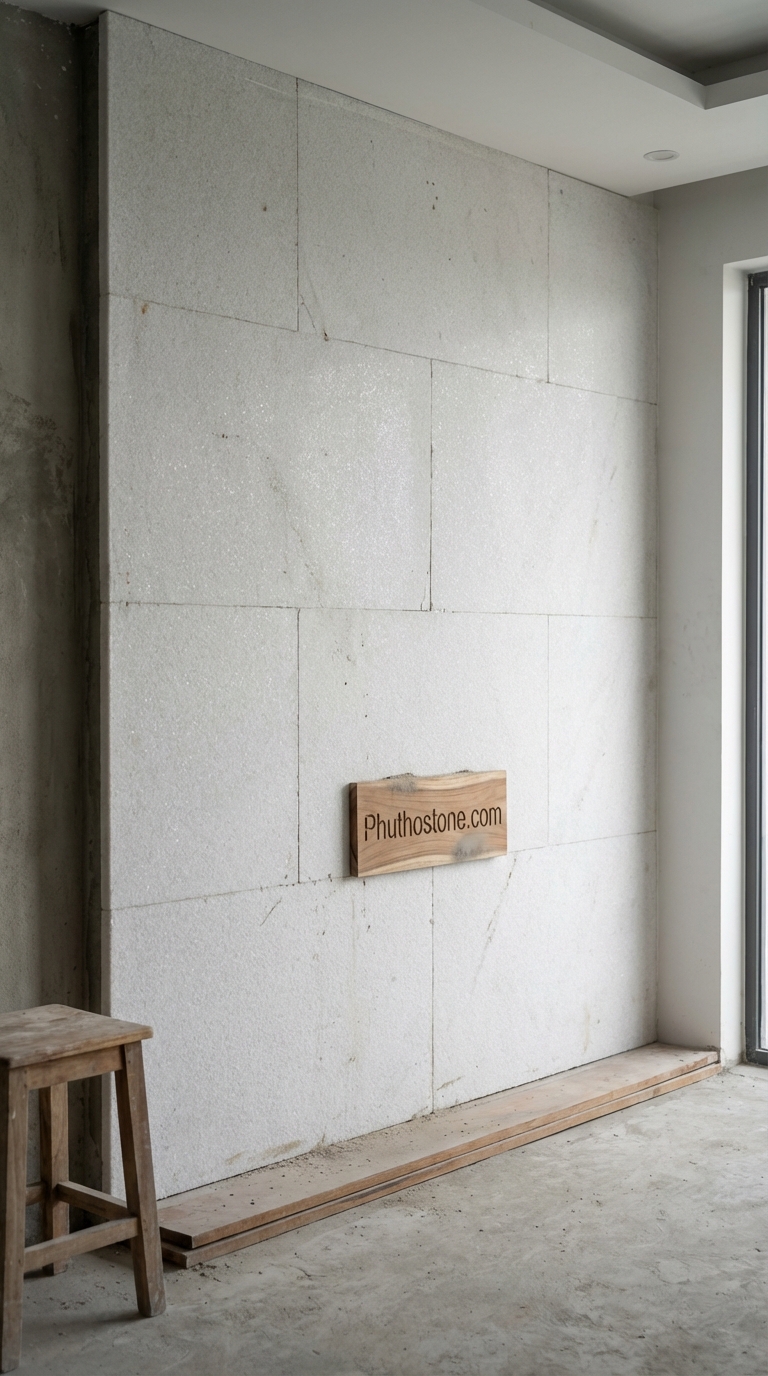 Đá Đa Sắc Băm Hoạ Tiết 3cm Lát Sân Nhà 400x400cm