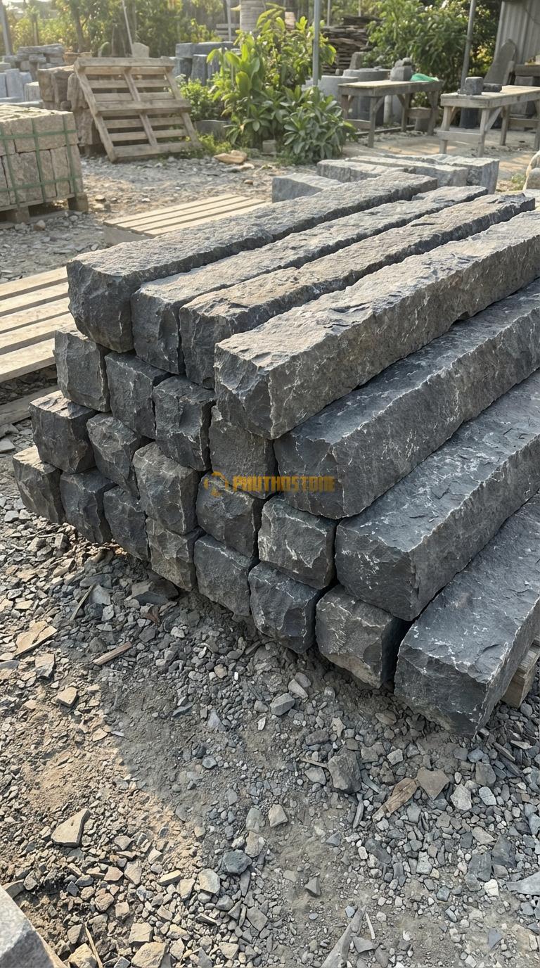 Trụ Đá Chẻ Đá Bazan 180cm